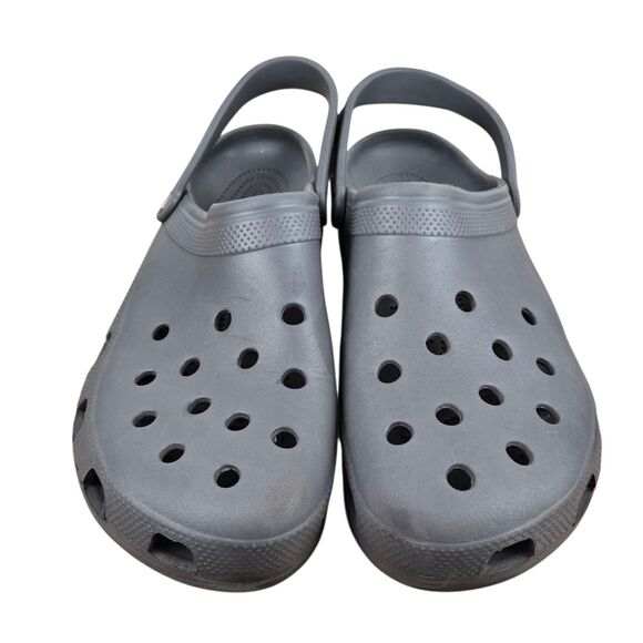 Crocs Classic Clogs Sandals Men's Sz 14 Gray Comfort Gorpcore Clogcore - Picture 4 of 11